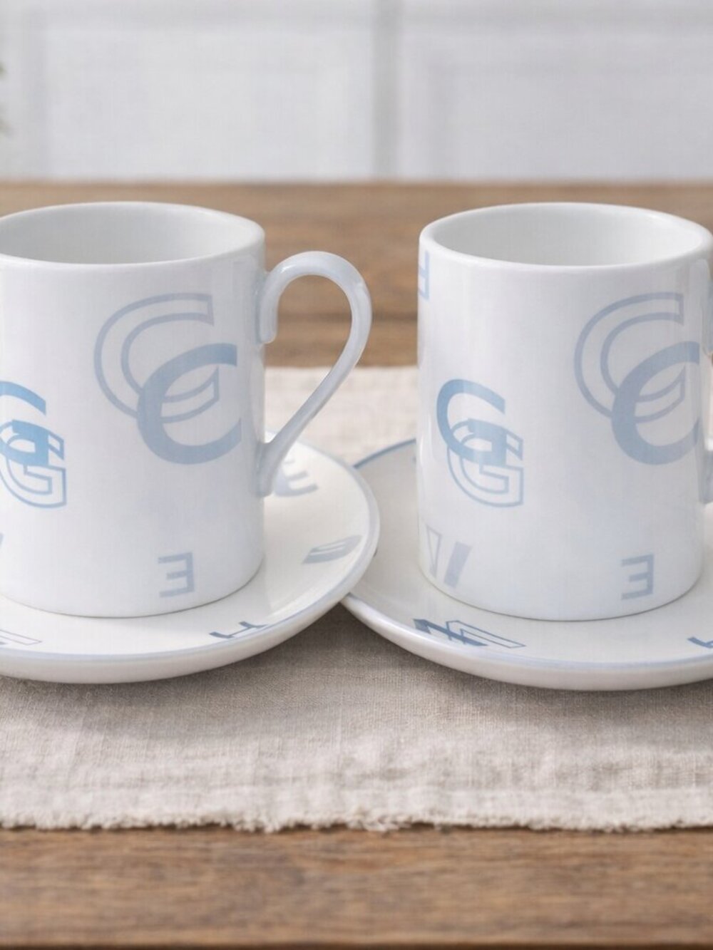 NEW GIVENCHY 2-Piece Cup & Saucer Set